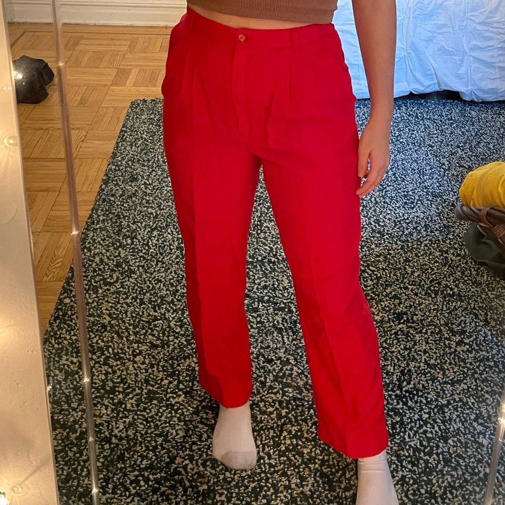 Vintage Red Pants